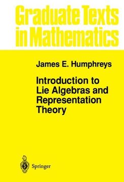 portada Introduction to lie Algebras and Representation Theory (in English)