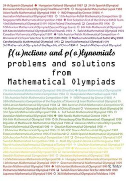 portada functions and polynomials problems and solutions from mathematical olympiads (in English)