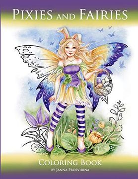 portada Pixies and Fairies: Coloring Book (en Inglés)