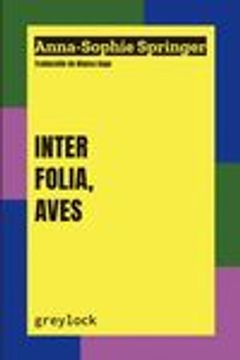 portada Inter Folia, Aves
