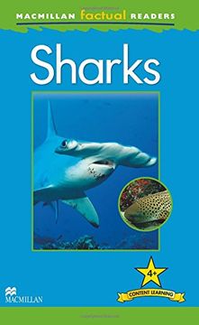portada Macmillan Factual Readers: Sharks (en Inglés)