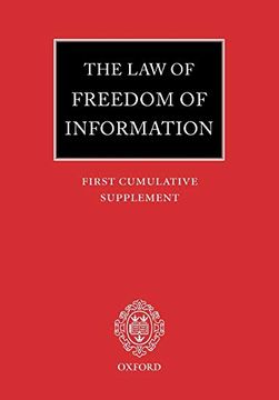 portada The law of Freedom of Information: First Cumulative Supplement 