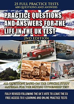 portada Practice Questions and Answers for the Life in the uk Test 2019 (en Inglés)