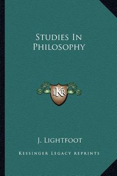 portada studies in philosophy