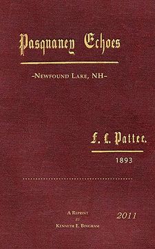 portada pasquaney echoes, newfound lake, nh f.l.pattee,1893 (en Inglés)