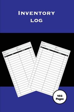 portada Inventory Log: Personal Home & Small Business, Record Book, Inventory Collection, Keep Track Of Details, Journal, Management Tracker, (en Inglés)