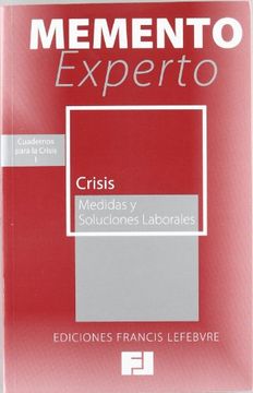 portada Memento experto crisis - medidas y soluciones laborales