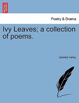 portada ivy leaves; a collection of poems.