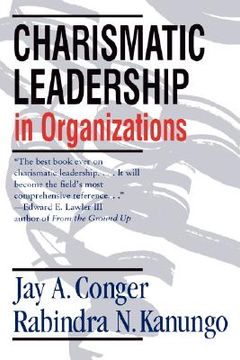 portada charismatic leadership in organizations (en Inglés)