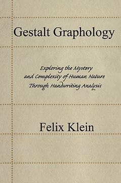 portada gestalt graphology:exploring the mystery