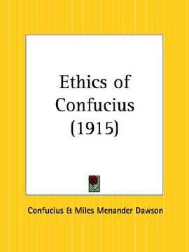 portada ethics of confucius (en Inglés)