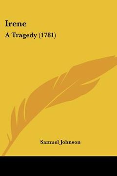 portada irene: a tragedy (1781) (en Inglés)
