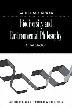 portada Biodiversity and Environmental Philosophy Paperback (Cambridge Studies in Philosophy and Biology) (en Inglés)