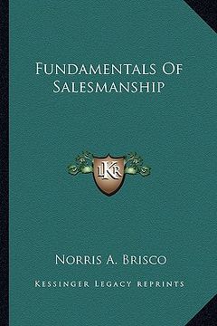 portada fundamentals of salesmanship