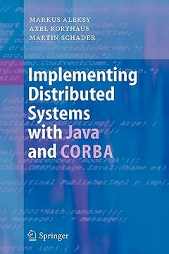 portada implementing distributed systems with java and corba (en Inglés)