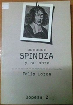 portada Spinoza y su Obra