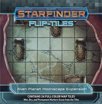 portada Starfinder Flip-Tiles: Alien Planet Moonscape Expansion (en Inglés)