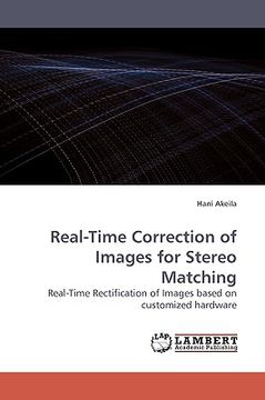 portada real-time correction of images for stereo matching (en Inglés)