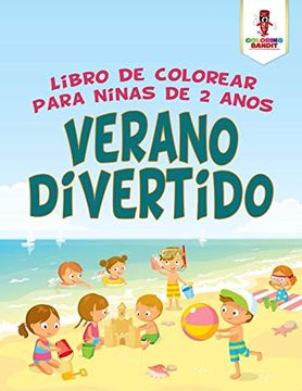 portada Verano Divertido: Libro de Colorear Para Niñas de 2 Años
