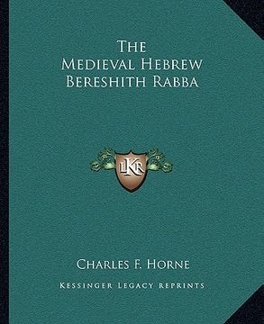 portada the medieval hebrew bereshith rabba