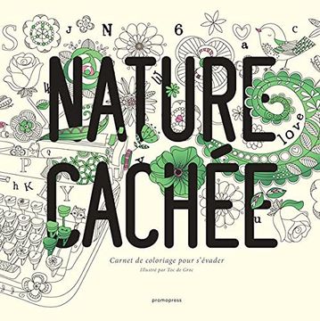 portada Nature Cachée: Carnet de Coloriage Pour S'Evader (en Francés)