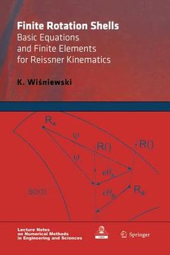 portada finite rotation shells: basic equations and finite elements for reissner kinematics (in English)