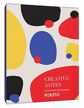 portada Creative Notes: 20 Notecards and Envelopes (Greeting Cards With Colorful Geometric Designs, Minimalist Everyday Blank Stationery for a Creative Lifestyle) (en Inglés)