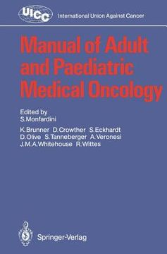 portada manual of adult and paediatric medical oncology