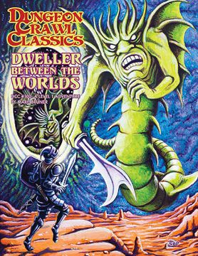 portada Goodman Games Dungeon Crawl Classics #102: Dweller Between the Worlds -Role Playing Game Book