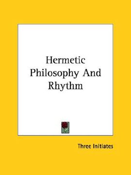 portada hermetic philosophy and rhythm (en Inglés)