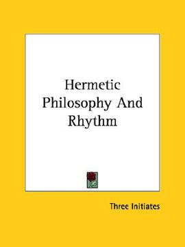 portada hermetic philosophy and rhythm (in English)