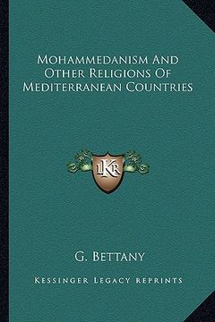 portada mohammedanism and other religions of mediterranean countries