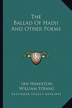portada the ballad of hadji and other poems (en Inglés)