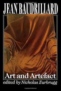 portada Jean Baudrillard, art and Artefact (in English)
