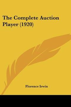 portada the complete auction player (1920) (in English)