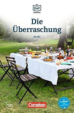 portada Die DaF-Bibliothek A2-B1 - Die Überraschung: Geschichten aus dem Alltag der Familie Schall. Lektüre. Mit MP3-Audios als Download (in German)