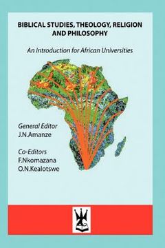 portada biblical studies, theology, religion and philosophy. an introduction for african universities (en Inglés)