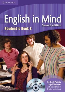 portada English in Mind 2nd 3 Student's Book With Dvd-Rom - 9780521159487 (in English)