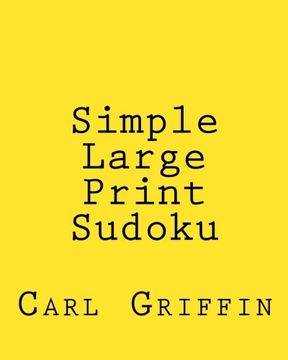 portada Simple Large Print Sudoku: Fun, Large Print Sudoku Puzzles