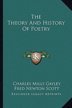 portada the theory and history of poetry (en Inglés)