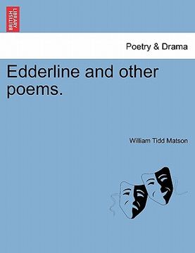 portada edderline and other poems. (en Inglés)