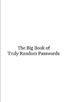 portada The Big Book of Truly Random Passwords