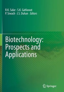 portada Biotechnology: Prospects and Applications (en Inglés)