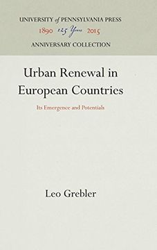 portada Urban Renewal in European Countries (Publications in the City Planning Series) (en Inglés)
