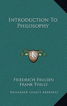 portada introduction to philosophy (en Inglés)