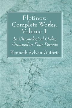 portada Plotinos: Complete Works, Volume 1 (en Inglés)