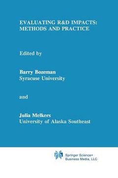 portada evaluating r&d impacts: methods and practice (en Inglés)