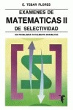 portada Exámenes de matemáticas II de selectividad