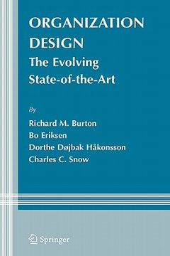 portada organization design: the evolving state-of-the-art (en Inglés)