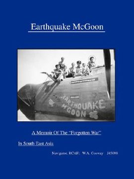portada earthquake mcgoon: a memoir of the "forgotten war" in south east asia (en Inglés)